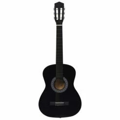 VidaXL Jeu de guitare classique pour débutants 8 pcs Noir 3/4 36" -Autres Soldes image 6 70119