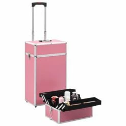 VidaXL Chariot de maquillage Aluminium Rose 11 VidaXL Chariot de maquillage Aluminium Rose -Autres Soldes image 6 91820