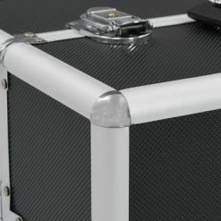 VidaXL Mallette à maquillage 37x24x35 cm Noir Aluminium -Autres Soldes image 6 91837