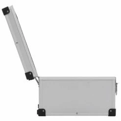 VidaXL Étui de CD pour 60 CD Aluminium ABS Argenté -Autres Soldes image 6 91856