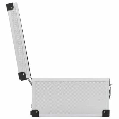 VidaXL Étui de CD pour 40 CD Aluminium ABS Argenté 6 VidaXL Étui de CD pour 40 CD Aluminium ABS Argenté – Image 6