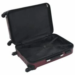 VidaXL Valise rigide 3 pcs Rouge bordeaux ABS -Autres Soldes image 6 91874