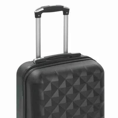 VidaXL Valise rigide Noir ABS 6 VidaXL Valise rigide Noir ABS – Image 6