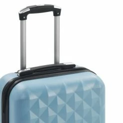 VidaXL Valise rigide Bleu ABS -Autres Soldes image 6 91894